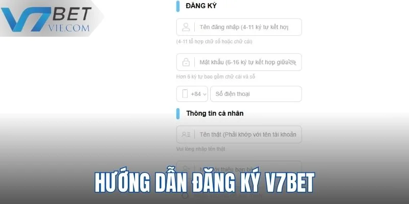 v7bet-dang-ky Chi tiết từng bước đăng ký tài khoản mới V7BET